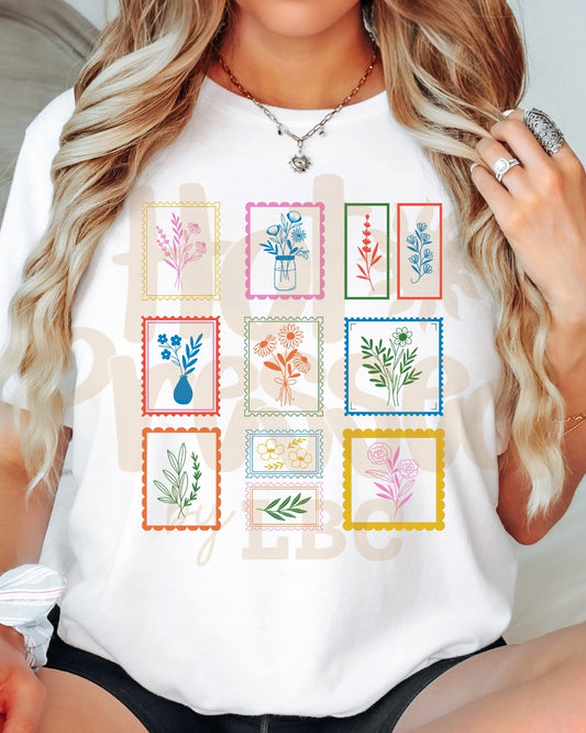 Floral Stamp | Multicolor