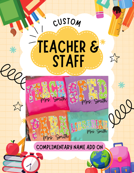 Teacher & Staff Tee