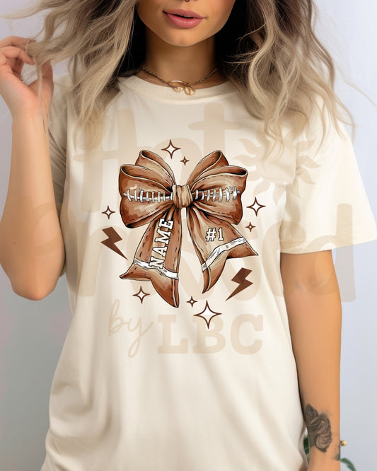 Football Bow | Customizable